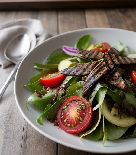 Tomaot & Hot Green Pepper Salad~ Essaouira St recipe image