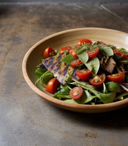 Tomaot & Hot Green Pepper Salad, Essaouira Style recipe image