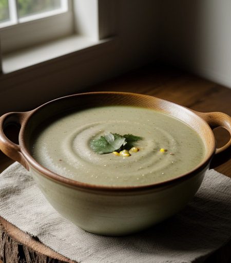 Tomatillo & Corn Soup recipe image