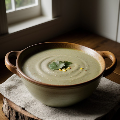 Tomatillo & Corn Soup recipe image