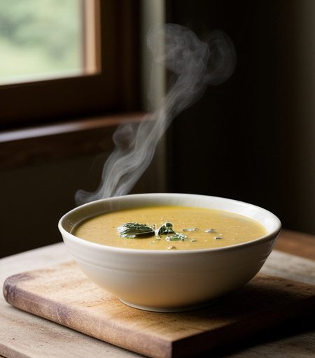 Tomatillo Squash Bisque recipe image