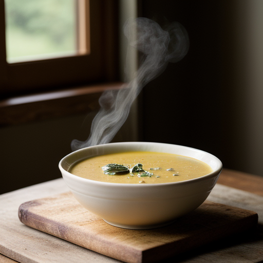 Tomatillo Squash Bisque recipe image