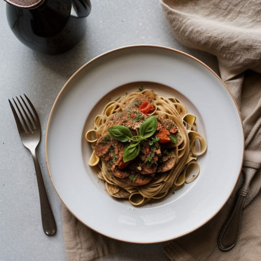 Tomato-Anchovy Pasta - Bon Appetit recipe image