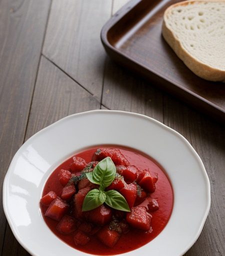 Tomato Basil Compote - Martha Stewart Living recipe image