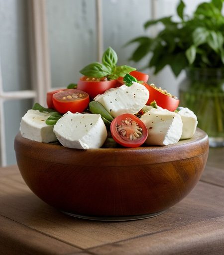 Tomato Basil & Mozzarella Salad recipe image