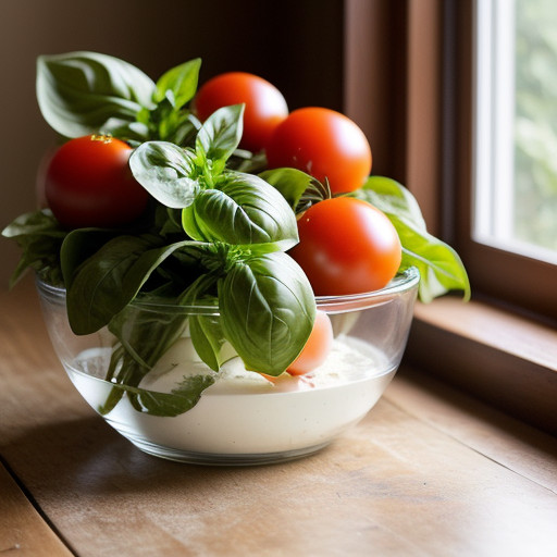 Tomato~ Basil~ & Mozzarella Salad recipe image