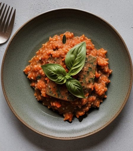 Tomato & Basil Risotto recipe image