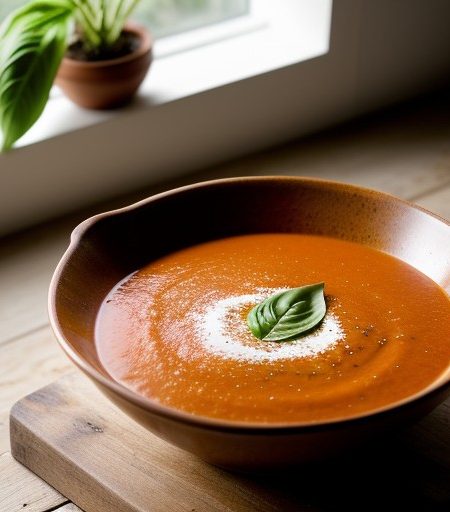 Tomato-Basil Soup recipe image