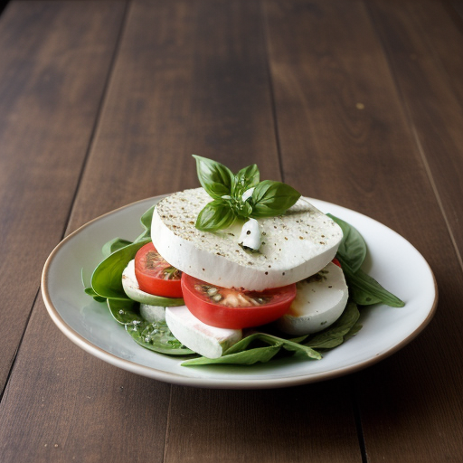 Tomato, Basil, and Mozzarella Salad recipe image