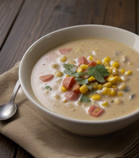 Tomato Bean Corn Chowder recipe image