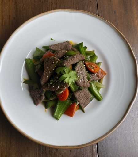 Tomato Beef Stir-Fry recipe image
