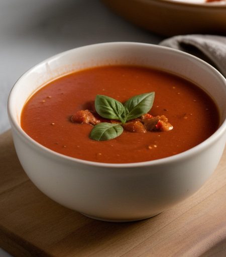 Tomato Bologna Soup recipe image