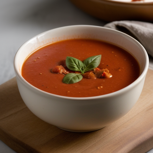Tomato Bologna Soup recipe image