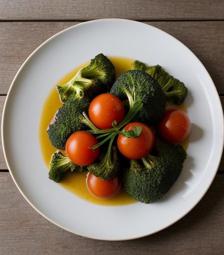 Tomato Broccoli (Quick Lunch  recipe image