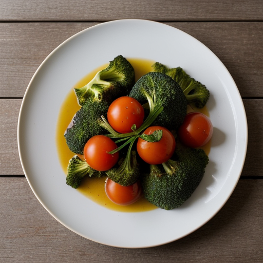 Tomato Broccoli (Quick Lunch  recipe image