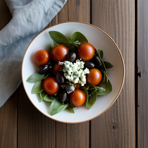 Tomato~ Caper~ Olive & Blue Cheese Salad recipe image