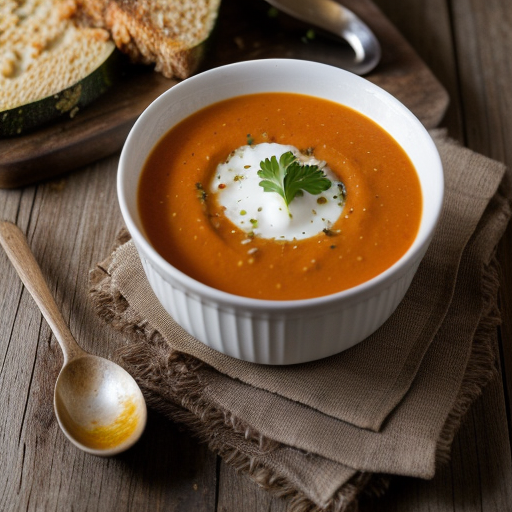 Tomato & Courgette Soup recipe image