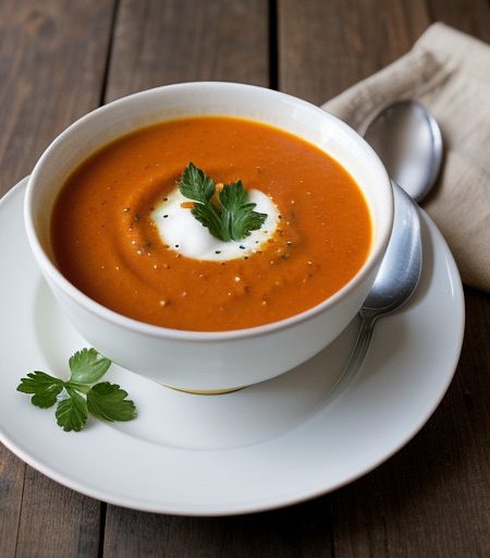 Tomato & Courgette Soup recipe image