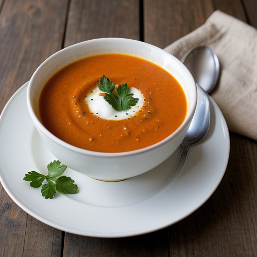Tomato & Courgette Soup recipe image