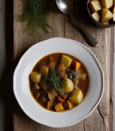 Tomato Fennel & Potato Stew recipe image