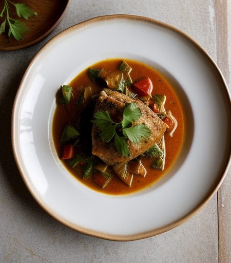 Tomato-Fish Cossack Stew recipe image