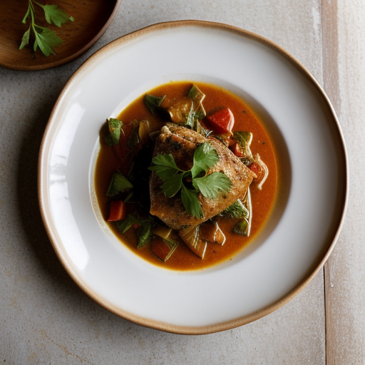 Tomato-Fish Cossack Stew recipe image