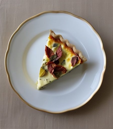 Tomato & Fontina Quiche recipe image