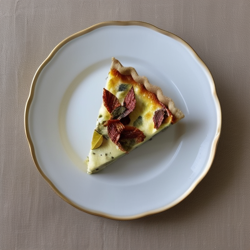 Tomato & Fontina Quiche recipe image
