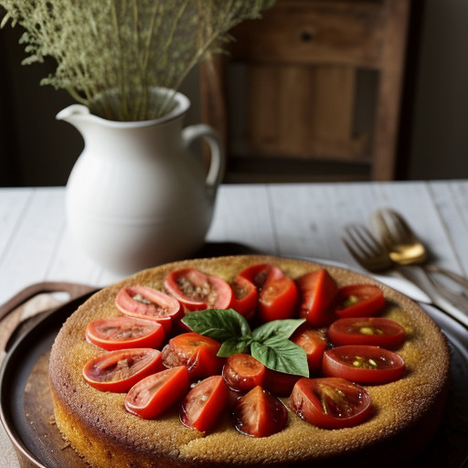 Tomato Ginger Upside-Down Cake recipe image