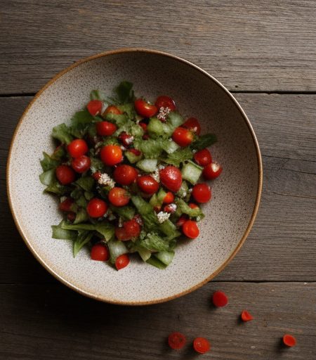 Tomato & Green Pepper Salad~ Fez Style recipe image