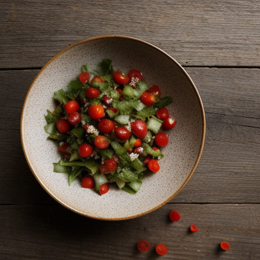Tomato & Green Pepper Salad~ Fez Style recipe image