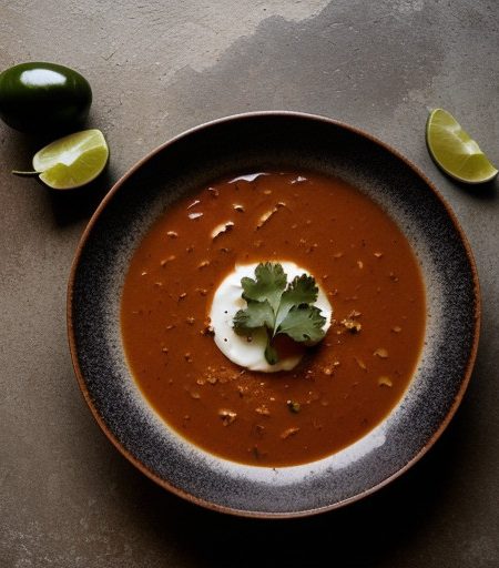 Tomato~ Lime & Tortilla Soup recipe image