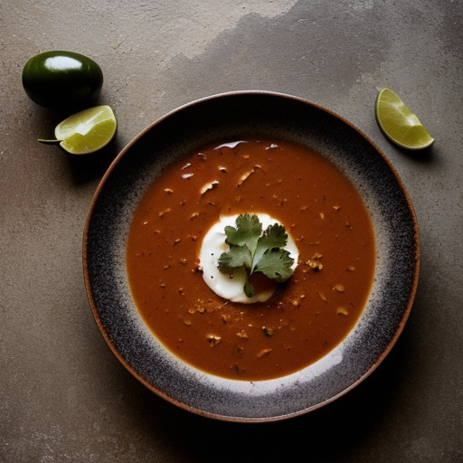 Tomato~ Lime & Tortilla Soup recipe image