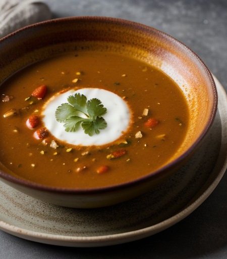 Tomato, Lime & Tortilla Soup recipe image
