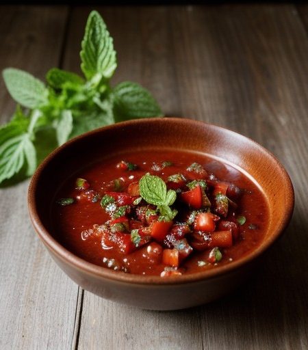 Tomato Mint Relish recipe image