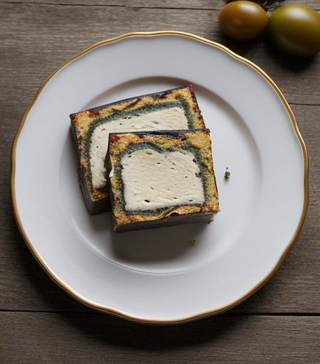 Tomato~ Mozzarella & Eggplant Terrine recipe image
