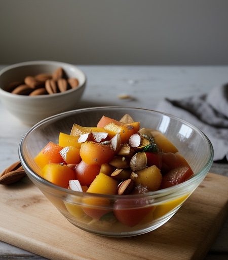 Tomato & Peach Salad recipe image