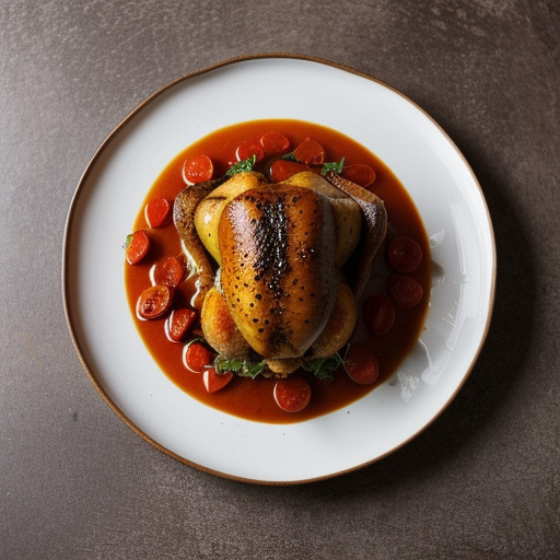 Tomato & Saffron Brasied Chicken recipe image
