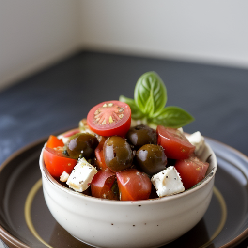 Tomato Salad With Feta and Olives - Bon Appetit recipe image