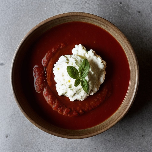 Tomato Sauce With Ricotta & Herbs~ California recipe image