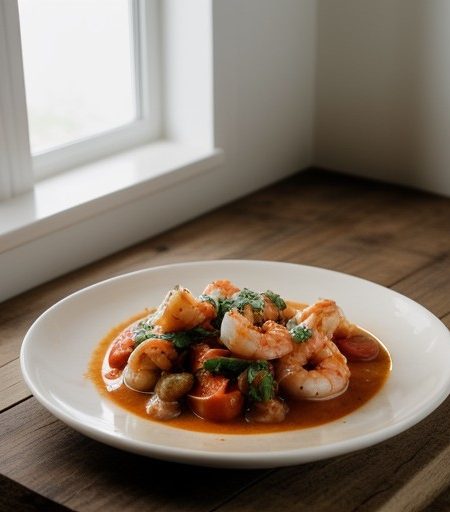 Tomato-Seafood Stew recipe image