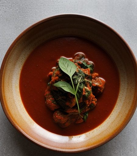 Tomato Spinach Sauce recipe image