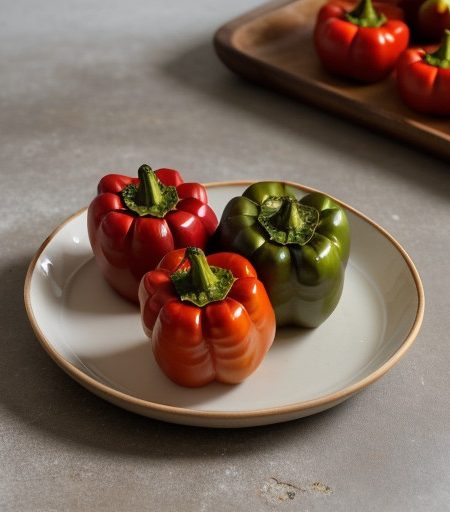 Tomato-Stuffed Peppers (Btvc62 A recipe image