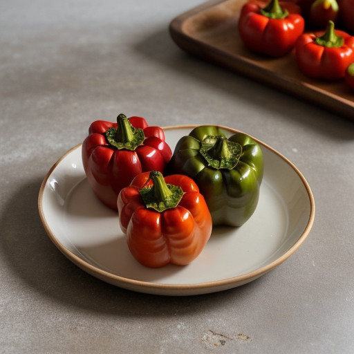 Tomato-Stuffed Peppers (Btvc62 A recipe image