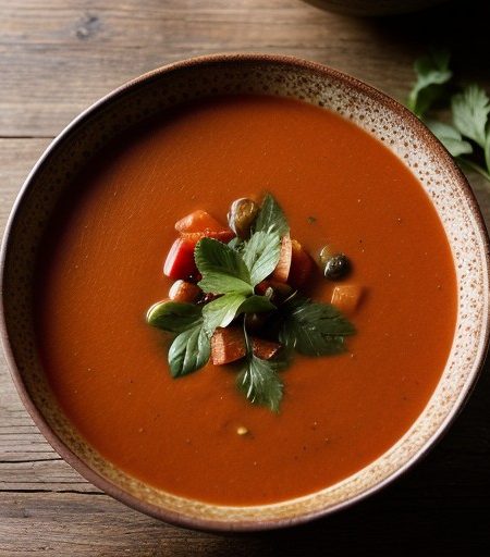 Tomato Vegetable Soup (2 PTS recipe image