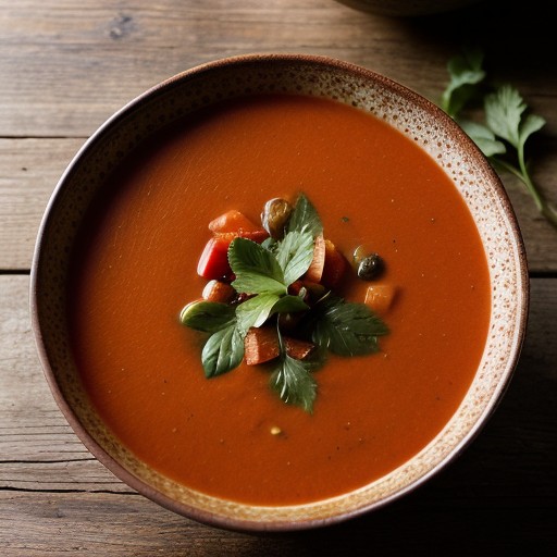 Tomato Vegetable Soup (2 PTS recipe image