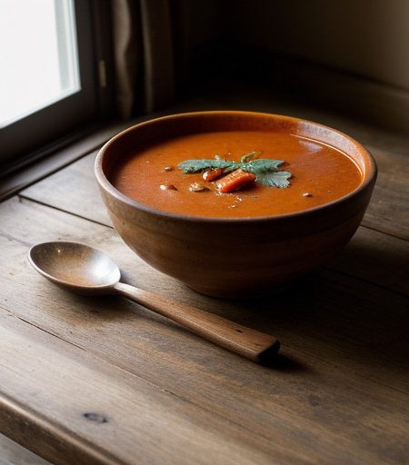 Tomato Vegetable Soup (Gibas recipe image