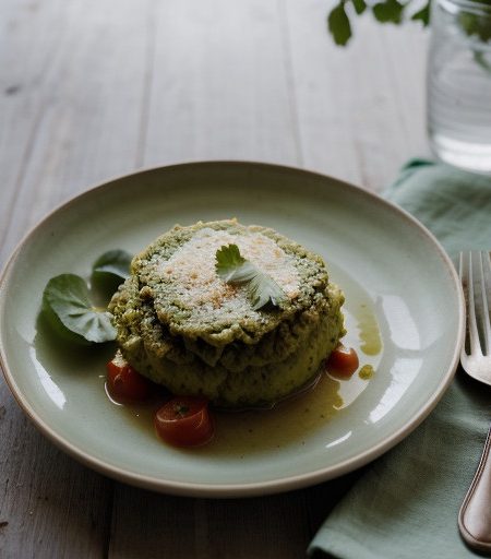 Tomato Verde Con Questo (Green Tomatoes With recipe image