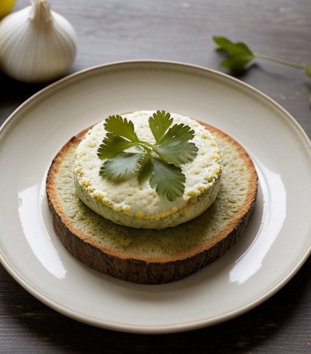 Tomato Verde Con Questo (Green Tomatoes With Cheese recipe image