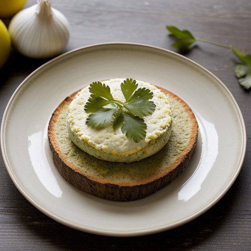 Tomato Verde Con Questo (Green Tomatoes With Cheese recipe image